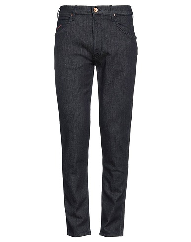 HAND PICKED Denim trousers Blue 98% Cotton, 2% Elastane