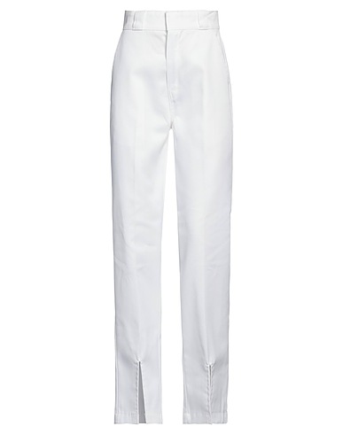 DICKIES Casual trouser White 65% Polyester, 35% Cotton