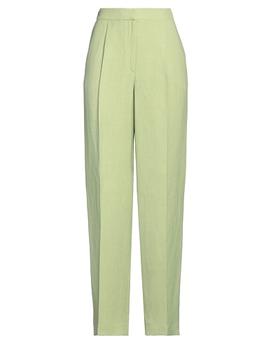 ANTONELLI Casual trouser Light green 73% Viscose, 27% Linen