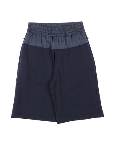 FENDI Shorts & Bermuda Navy blue 100% Cotton, Polyamide