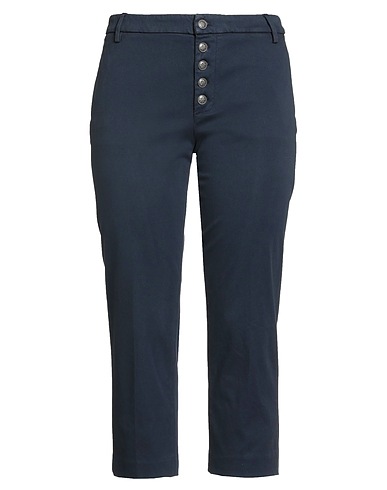 DONDUP Pantalone Blu navy 87% Cotone, 11% Elastomultiestere, 2% Elastan