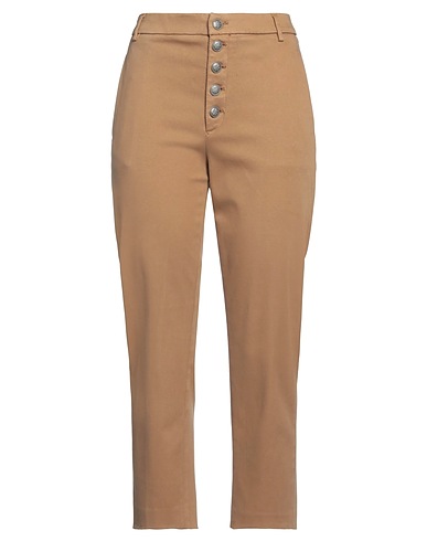 DONDUP Pantalone Cammello 87% Cotone, 11% Elastomultiestere, 2% Elastan