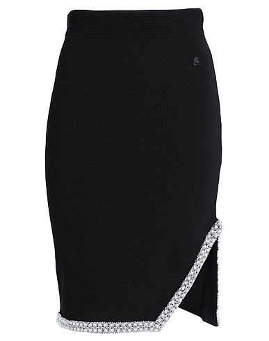 KARL LAGERFELD Mini skirt Black 64% Viscose, 36% Nylon