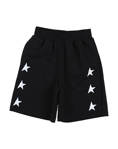GOLDEN GOOSE Shorts & Bermuda Black 80% Cotton, 20% Polyester, Elastane