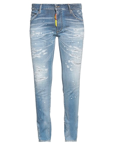 DSQUARED2 Denim trousers 92% Cotton, 6% Elastomultiester, 2% Elastane