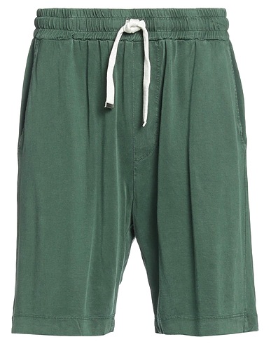 DANIELE FIESOLI Shorts & Bermuda Military green 50% Cupro, 50% Cotton