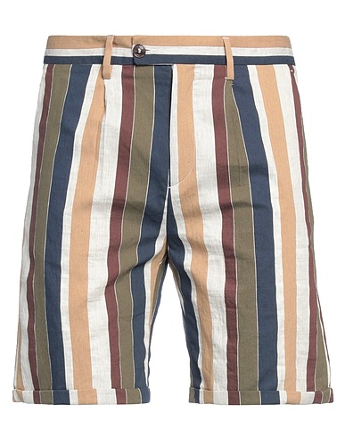 AT.P.CO Shorts & Bermuda Midnight blue 38% Cotton, 37% Polyester, 14% Wool, 11% Polyamide