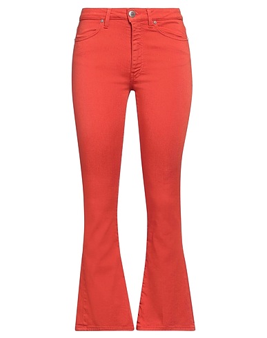 DONDUP Casual trouser Rust 92% Cotton, 6% Elastomultiester, 2% Elastane