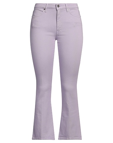 DONDUP Casual trouser Lilac 92% Cotton, 6% Elastomultiester, 2% Elastane
