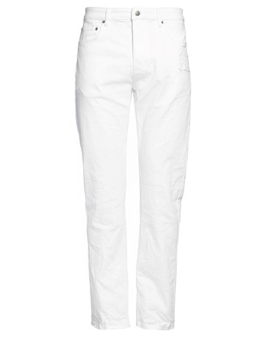 KSUBI Denim trousers White 98% Cotton, 2% Elastane