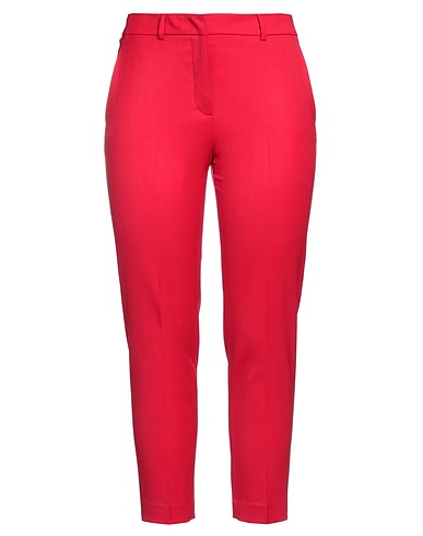 QL2  QUELLEDUE Pantalone Rosso 97% Lana Vergine, 3% Lycra®