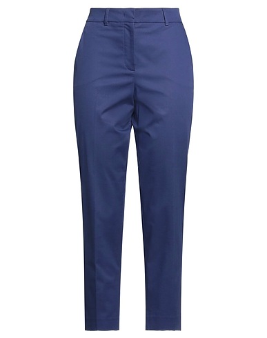 QL2  QUELLEDUE Casual trouser Navy blue 97% Virgin Wool, 3% Lycra®