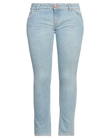 PT Torino Denim trousers Blue 99% Cotton, 1% Elastane