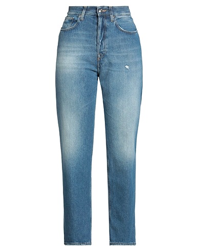 (+) PEOPLE Denim trousers Blue 100% Cotton