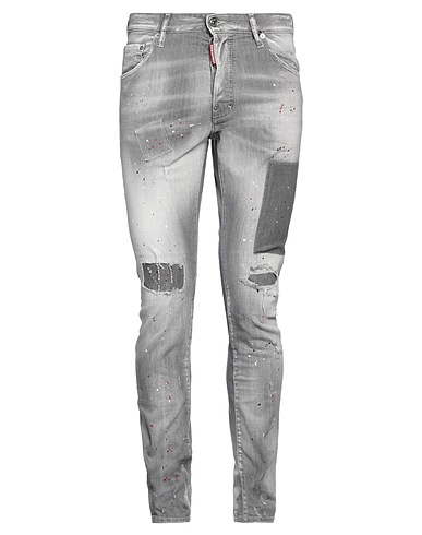 DSQUARED2 Denim trousers Grey 98% Cotton, 2% Elastane