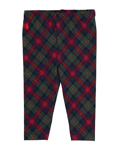 POLO RALPH LAUREN Leggings Dark green 93% Cotton, 7% Elastane