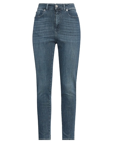 ACTITUDE by TWINSET Denim trousers Blue 98% Cotton, 2% Elastane