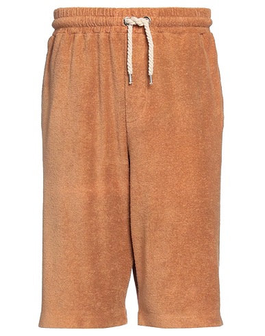 ROBERTO COLLINA Shorts & Bermuda Camel 85% Cotton, 15% Nylon