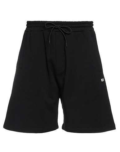 MSGM Shorts & Bermuda Black 100% Cotton