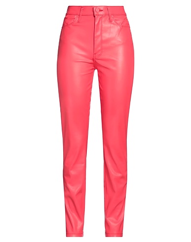MOTHER Casual trouser Coral 100% Polyester, Polyurethane