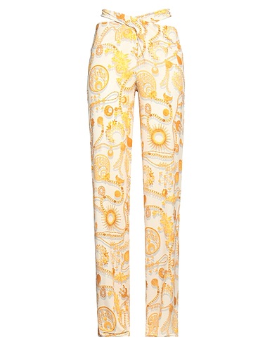 MARINE SERRE Casual pants Cream 93% Viscose, 7% Elastane