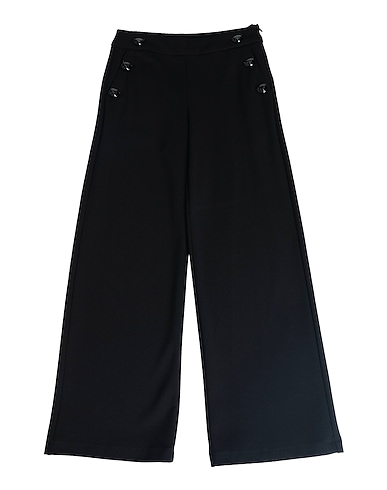 MOSCHINO TEEN Casual pants NERO 68% Viscose, 27% Polyamide, 5% Elastane
