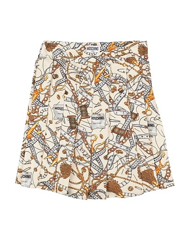 MOSCHINO TEEN Gonna Panna 100% Viscosa