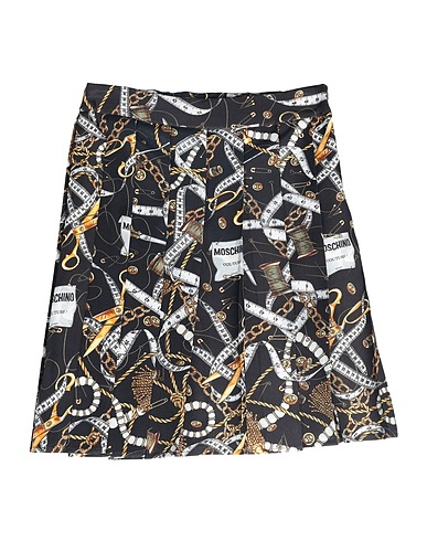 MOSCHINO TEEN Gonna Nero 100% Viscosa