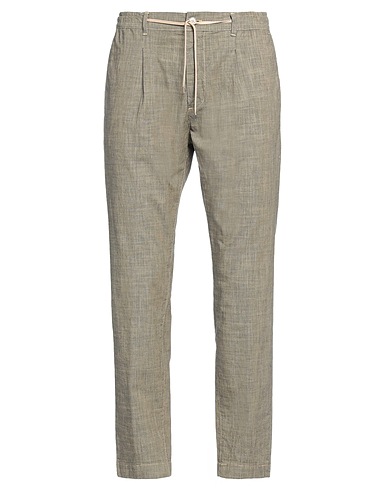 CRUNA Casual trouser Yellow 91% Cotton, 8% Linen, 1% Elastane