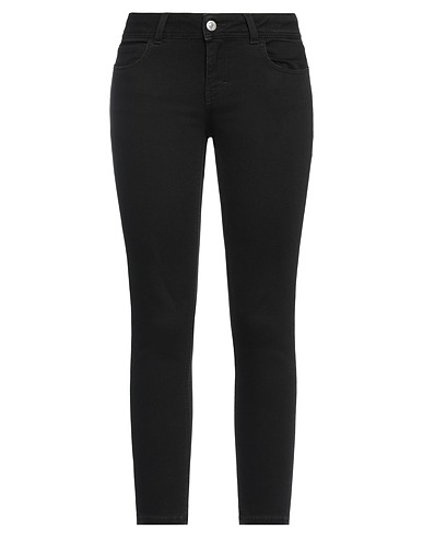 HAIKURE Denim trousers Black 98% Cotton, 2% Elastane