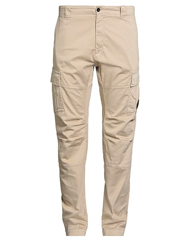 C.P. COMPANY Casual trouser Beige 98% Cotton, 2% Elastane