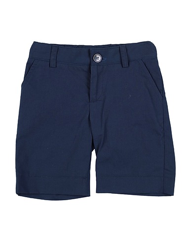 LITTLE BEAR Casual trouser Navy blue 100% Cotton