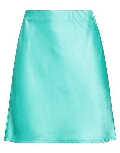 JACQUELINE de YONG Mini skirt Emerald green 100% Polyester