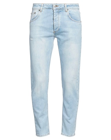 BE ABLE Denim trousers Blue 98% Cotton, 2% Elastane