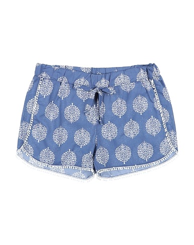KID'S COMPANY Shorts & Bermuda Slate blue 65% Cotton, 35% Polyester