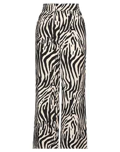 JACQUELINE de YONG Pantalone Nero 85% Viscosa, 15% Nylon
