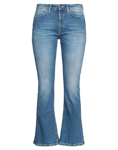 DONDUP Denim trousers Blue 97% Organic cotton, 3% Recycled elastane