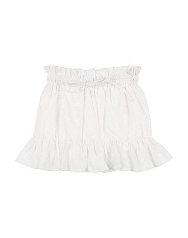 LALALÙ Skirt White 100% Cotton