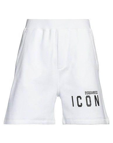 DSQUARED2 Pantalone felpa ICON Bianco 100% Cotone