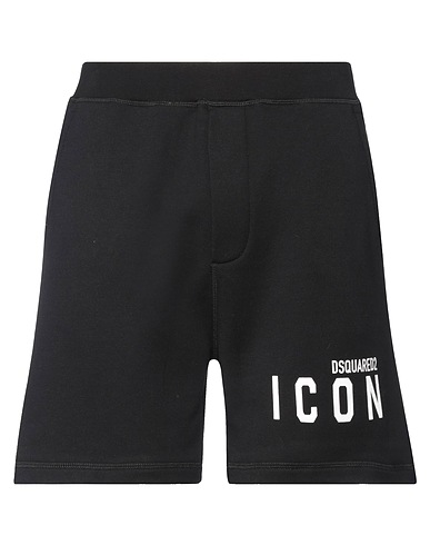 DSQUARED2 Shorts & Bermuda ICON Black 100% Cotton
