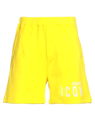 DSQUARED2 Pantalone felpa Giallo 100% Cotone