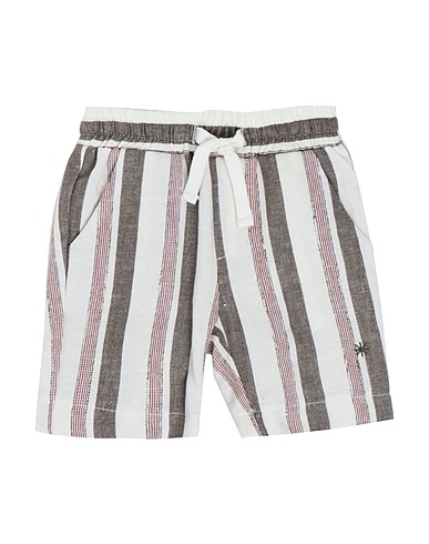 MANUEL RITZ Shorts & Bermuda Beige 50% Linen, 30% Cotton, 20% Polyester