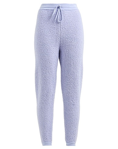 ELISABETTA FRANCHI Casual trouser Lilac 88% Polyester, 11% Viscose, 1% Elastane