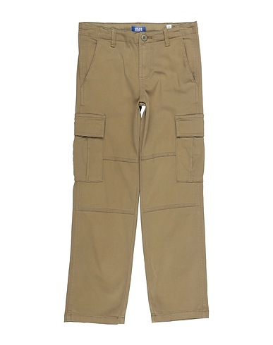 JACK & JONES Casual trouser Military green 98% Cotton, 2% Elastane