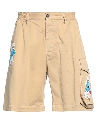 DSQUARED2 Shorts & Bermuda X THE SMURFS Beige 97% Cotton, 3% Elastane, Polyester