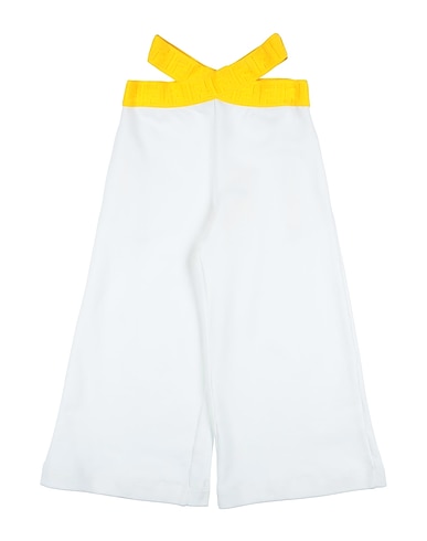 FENDI Casual trouser White 100% Cotton