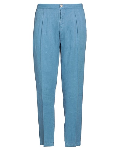 AT.P.CO Pantalone Azzurro 100% Lino