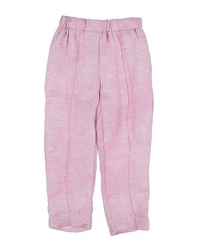 LALALÙ Casual trouser Pink 59% Viscose, 41% Linen
