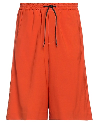 NINE IN THE MORNING Shorts & Bermuda Rust 53% Polyester, 43% Wool, 4% Elastane
