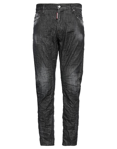 DSQUARED2 Denim trousers Black 98% Cotton, 2% Elastane, Polyethylene